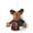 Elk, variant on Christmas Santa Doll Toys, 9.84 in Plush Figure with Tall Hat and Faux Fur Beard, Holiday Decor for Sofa and Mantel