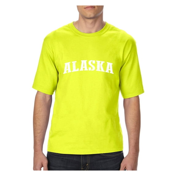 "Mens and Big Mens Alaska T-Shirt, up to size 3XLT"