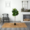 thumbnail image 3 of Nearly Natural 54" Fiddle Leaf Artificial Tree (Real Touch), 3 of 4