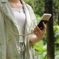 thumbnail image 3 of Cadorabo Lanyard Silver Necklace Case for Apple iPhone 8 PLUS / 7 PLUS / 7S PLUS TPU Silicone Cover Back Case, 3 of 8