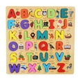 thumbnail image 1 of TISHITA Montessori Puzzle Learning Board Puzzle Board Set Early Learning Building L Alphabet, 1 of 8
