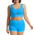 thumbnail image 1 of Sports Bra Women's Fitness Running Yoga Vest Without Rims Large Size Breathable Sports Bra Set, 1 of 4