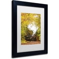 thumbnail image 2 of Trademark Fine Art 'Steam Train with Autumn Foliage' Canvas Art by PIPA Fine Art, White Matte, Black Frame, 2 of 4