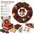 thumbnail image 4 of 3D Christmas Fabric Poke Art Kit, Christmas Wreath DIY Kit for Adults, Quilted Fabric Art Kit with Easy Step-by-Step Guide, 4 of 7