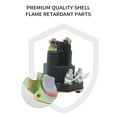 Starter Solenoid,Motors With Ss5000 Z4200 4terminal Relay Turn Lawn