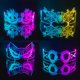 thumbnail image 2 of C Los vidrios llevados luminosos coloridos para la decoración del partido de Halloween llevaron los apoyos de las lentes, 2 of 5