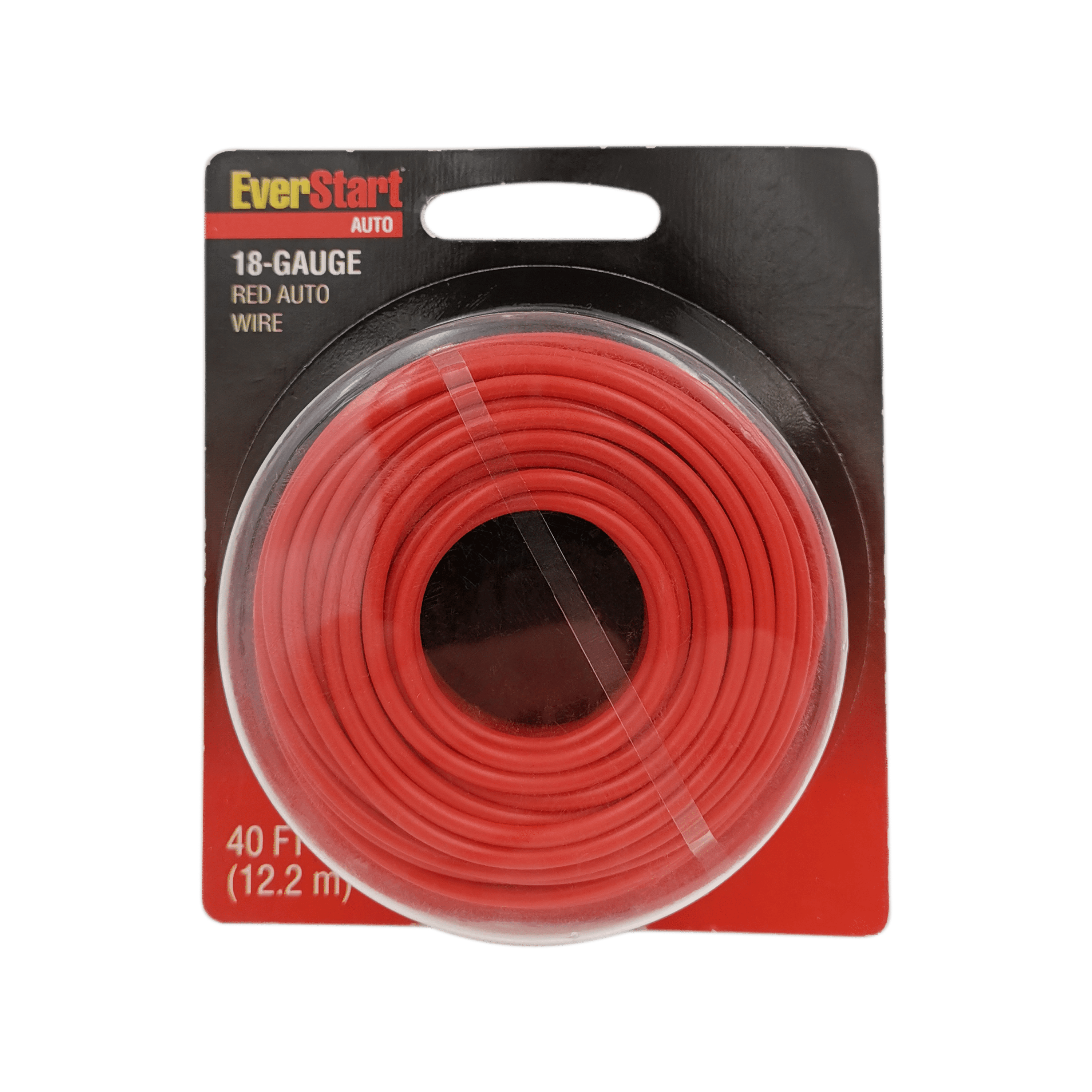 EverStart Universal 18-Gauge Auto Wire, Red Wire, 40 feet, Light Swith to Fuse Block or Relay for Car, ES17R1840