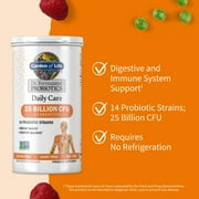 Garden of Life Dr. Formulated Men's and Women's Daily Care Probiotics for Digestive Gut Health and Immune Support, 25 Billion CFU, 30 Count