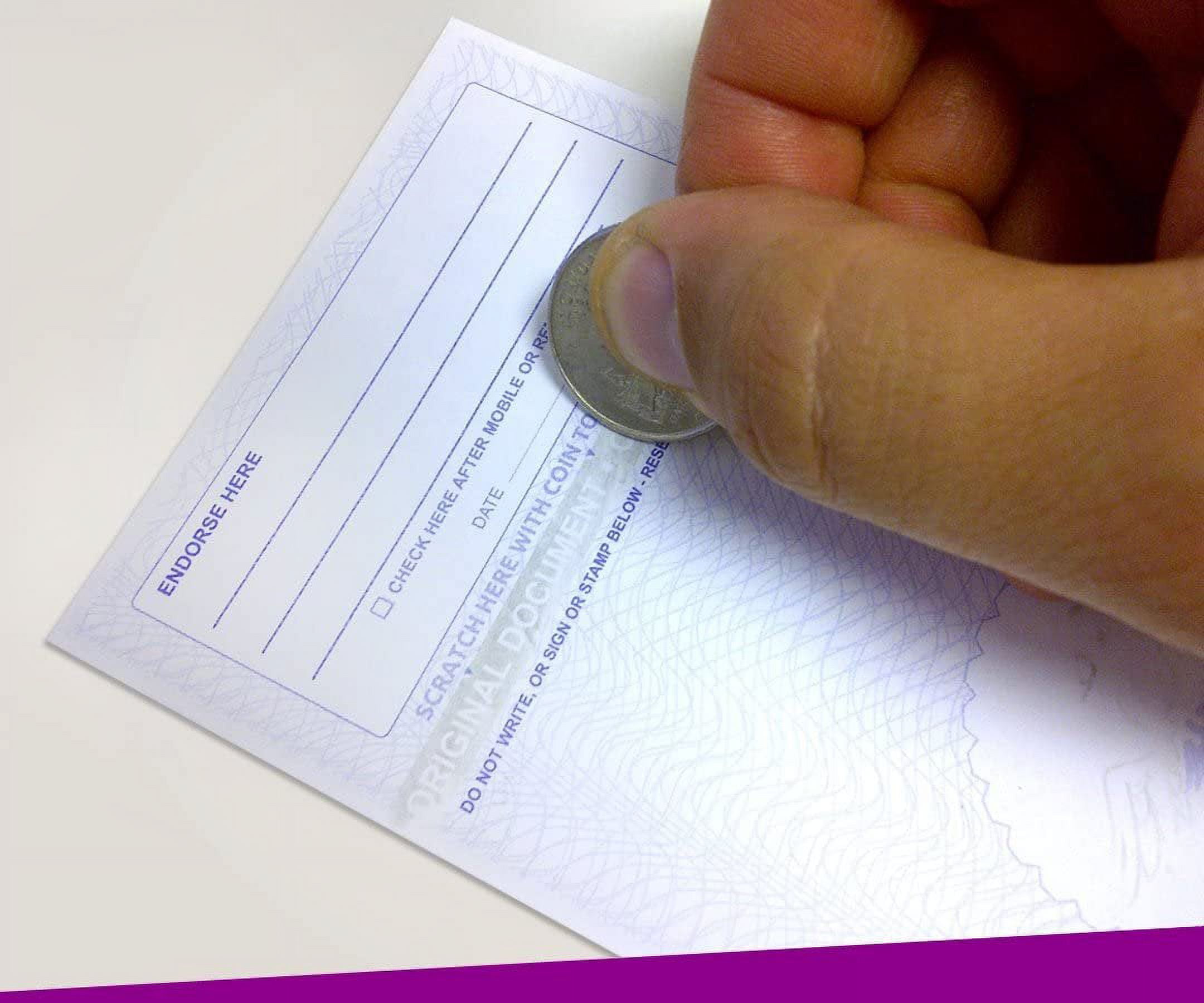 NextSecure Blank Check Stock for Laser/Ink-Jet, 500 Sheets