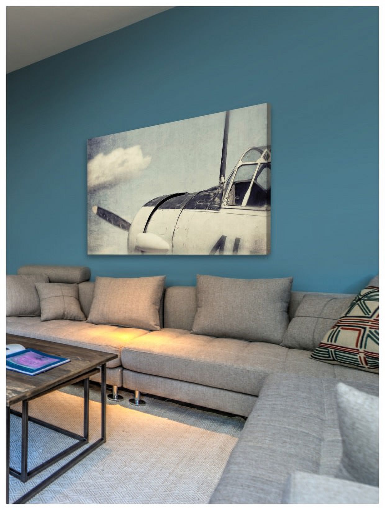"Altitude 9" Painting Print on Wrapped Canvas