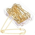 thumbnail image 4 of Zoyueyie 10pcs Simple Retro Safety Pin Clips DIY Crafting Pin Stainless Steel Brooch Pin for Sewing, 4 of 6