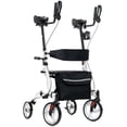 thumbnail image 1 of ZENART Déambulateur Rollator Vertical, Déambulateur de Mobilité Roulant Pliant pour Aînés, Blanc, 1 of 7