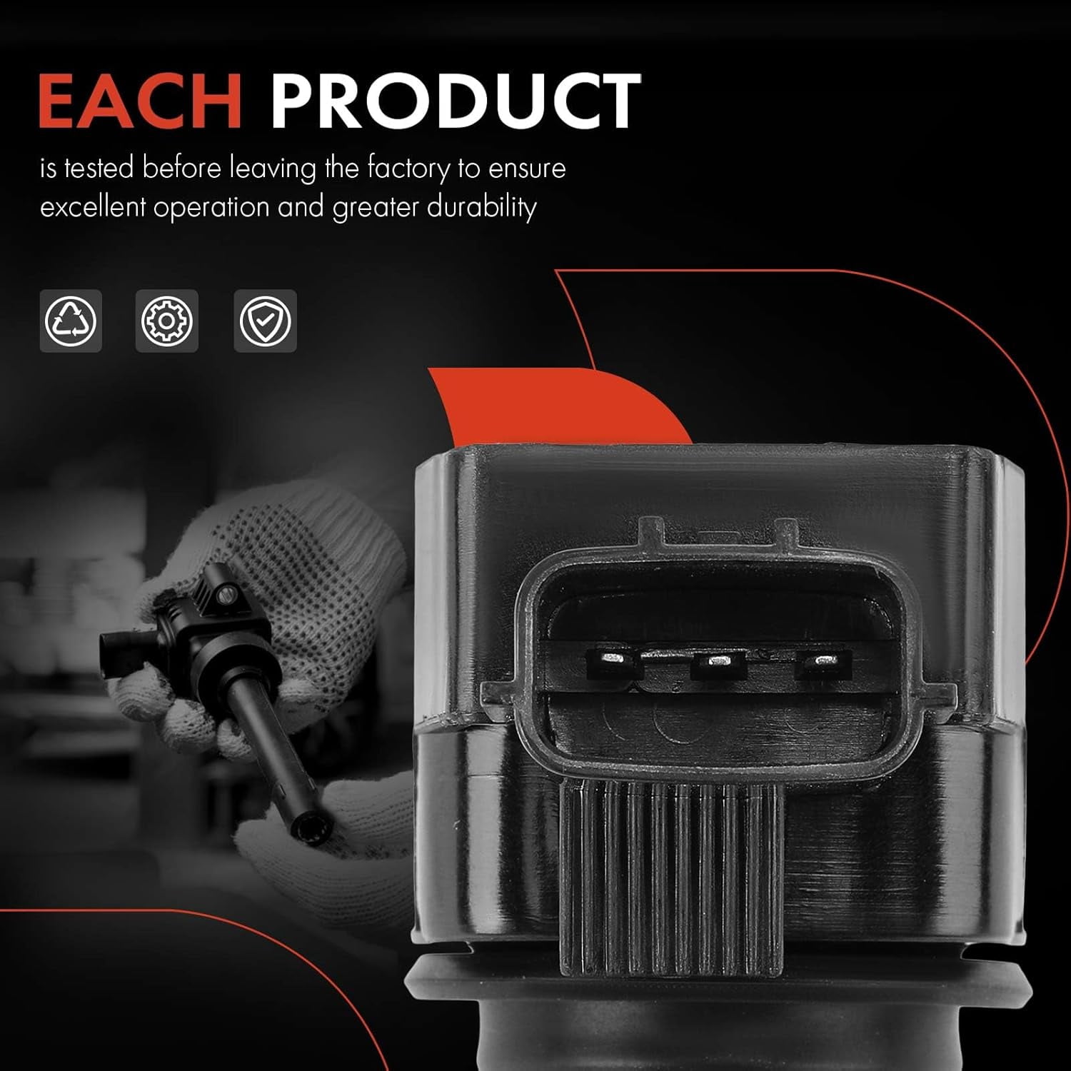 A-Premium Ignition coil Packs Compatible with Nissan Altima 2019-2021, Rogue 2021-2022, L4 2.5L, 4-PC Set