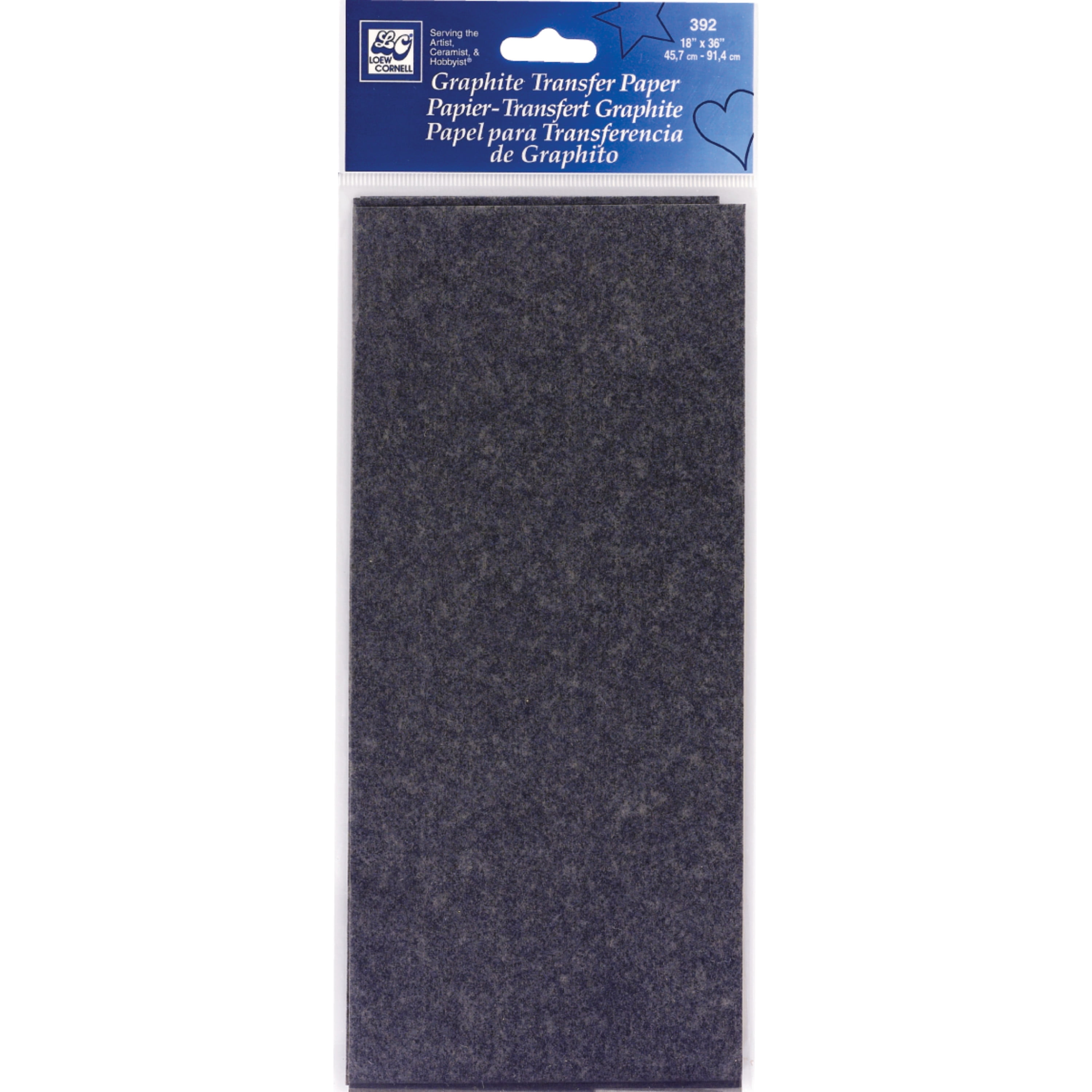 LoewCornell Graphite Transfer Paper 18" x 36" sheet