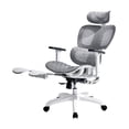thumbnail image 1 of Silla Ejecutiva ACTECK FLUX PRO EC757 Ergonomica Reclinable 135° 136kg Reposabrazos 3D Reposapies Piston Clase 4 Blanco AC-940276, 1 of 7