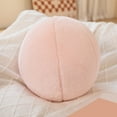 thumbnail image 2 of Hvmvliv Pink Round Toy Pillow 11 Inches - Cotton Spherical Cushion for Home Decor, Sofa, Tatami, Cute Reading Nap Pillow, Gift for Valentine's Day, Thanksgiving, 2 of 7