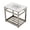 White / Brushed Nickel, variant on Kingston Brass VWP3122W8A2 31-Inch Ceramic Console Sink (8-Inch, 3-Hole), White/Polished Brass