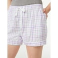 thumbnail image 3 of Joyspun Women's Woven Sleep Shorts, Sizes S to 3X, 3 of 5