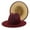 burgundy and tan, variant on FEDORA - JAZZY HAT - MIXED COLORS. Statement Hat Pretty Popular