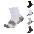 thumbnail image 4 of WREESH Unisex Long Socks Running Socks Sweat-Absorbing, Breathable, And Warm Outdoor Socks For Sports Dark Gray, 4 of 4