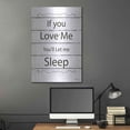thumbnail image 5 of Luxe Metal Art 'Let Me Sleep' by Lori Deiter, Metal Wall Art, 24"x36", 5 of 9