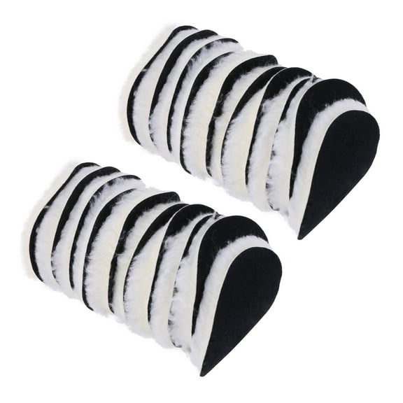 20 Pcs 125 mm Car Polishing Pad 5 Inch Polish Waxing Pads Wool Polisher Bonnet Paint Care