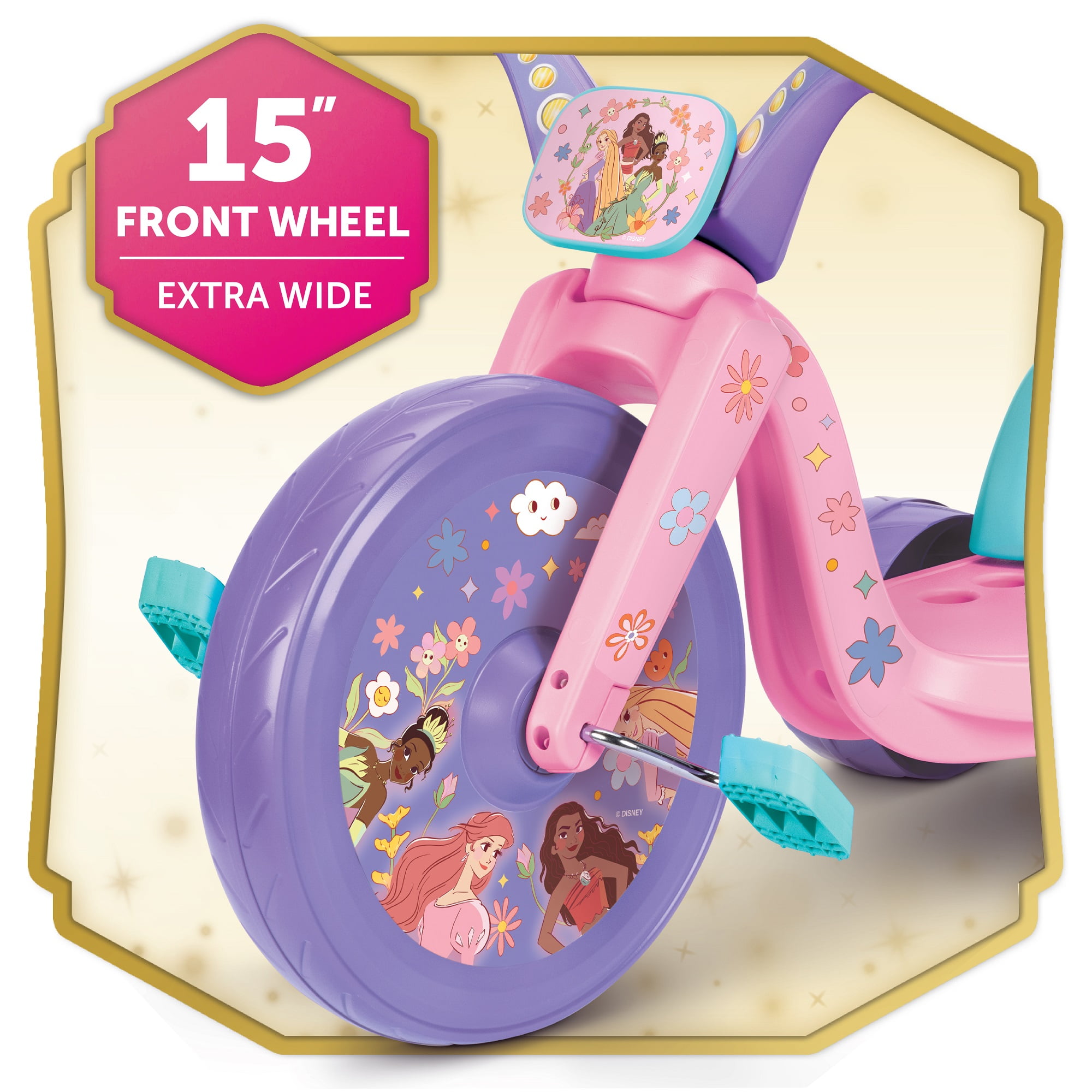 Fly Wheel Disney Princess Cruiser Tricycle, 10