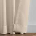 thumbnail image 2 of Elrene Rhodes Solid Tab-Top Indoor/Outdoor Window Curtain, Set of 2 Taupe - 52x108, 2 of 5
