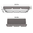 thumbnail image 2 of Hbdhejl Polyester Canopy Replacement Canopy Block Garden Outdoor Porch Patio Swing Canopy Replacement Cover, 2 of 8