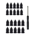 thumbnail image 3 of Lefu 21Pcs Car Vacuum Tire Repair Nails Rubber Screw Nail Fast Tool Boxed Set, 3 of 9