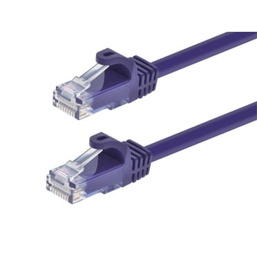 Monoprice FLEXboot Series 10' 24AWG Cat6 UTP Ethernet Network Cable Purple 109845