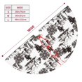 thumbnail image 3 of Yiaed Beach Print Christmas Tree Skirt , Tree SkirtsTree Mat for Christmas Winter Holiday Indoor Decorations-48", 3 of 7