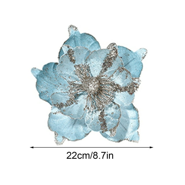 Artificial Christmas Tree,Flowers Artificial for Decoration Christmas Flowers Artificial Flowers Christmas Decorations Everlasting Flowers Dress Up Your Christmas Tree