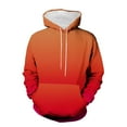 thumbnail image 3 of Big & Tall Hoodies for Men with Front Pocket Fleece Lined Sweatshirts Plus Size S-5X Mens Trendy Gradient Printed Long Sleeve Pullover Hoodie Tops, 3 of 5