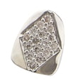 thumbnail image 2 of Diamond Single Hip Hop Teeth Caps Teeth Cover Bling Dance Fancy Dress Plata Sunnimix CAP de un solo diente, 2 of 7