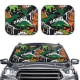 thumbnail image 2 of Balery Dinosaur Skeleton Parasol para parabrisas de coche de 2 piezas | Parasol plegable para parabrisas delantero de coche para la mayoría de sedanes-Large, 2 of 6
