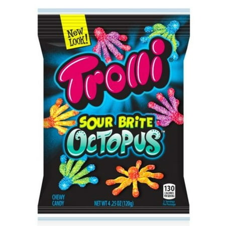 Trolli, Sour Brite Octopus Candy, 4.25 Oz - Walmart.com
