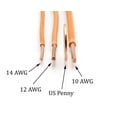 thumbnail image 4 of Cable THE CIMPLE CO de cobre sólido 14 AWG THHN THWN, 3 m, naranja, 4 of 9