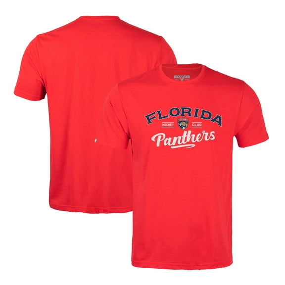 Men's Levelwear Red Florida Panthers Richmond Ice Wall T-Shirt