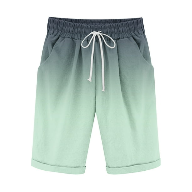 Pantalones Cortos Atléticos para Hombres Cordillera Casual Capris, Pantalones de Natación Transpirables Ligeros para Correr, Gimnasio, Playa Y Natación