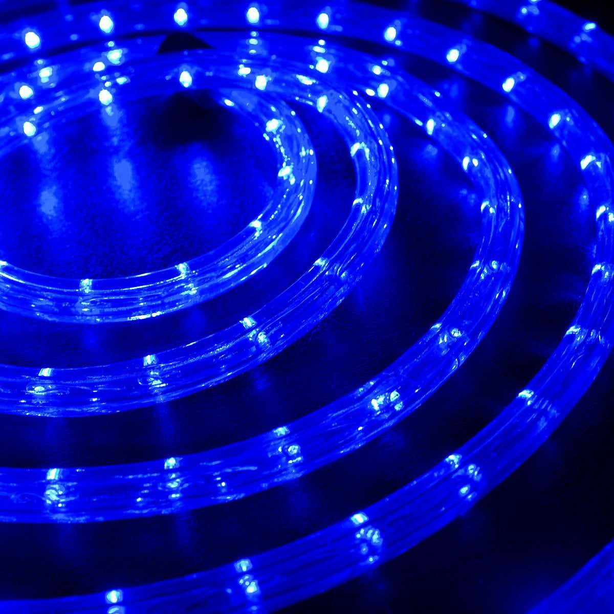 blue led lights