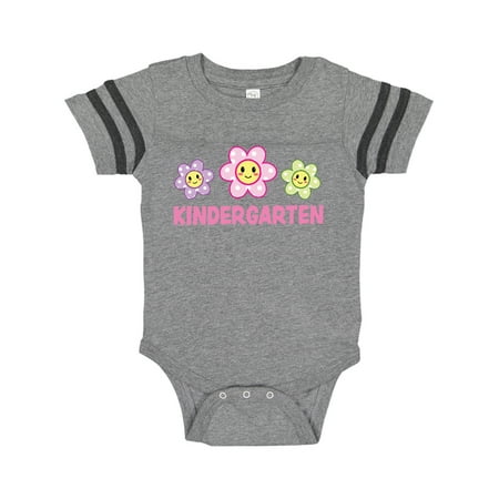 

Inktastic Kindergarten with Polka Dot Flowers Gift Baby Boy or Baby Girl Bodysuit