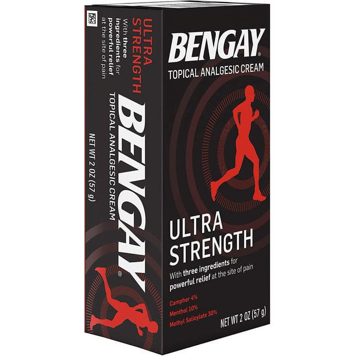 Ultra Strength Bengay Topical Back Pain Relief Cream 226g /Cura Heat Pain  Relief