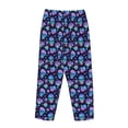 thumbnail image 5 of Goofa Skull flower funny Printed Soft Pajama Pants for Women, Wide Leg Comfy Casual Lounge Yoga Pants-Medium, 5 of 9