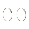 thumbnail image 3 of Langgg Wire Keychain Stainless Steel Cable Loop Keyring Home Car Keys Organization Hanging Luggage Tag Outdoor Gadget Cable Key Ring silver 15cmx2mm 2Set, 3 of 6