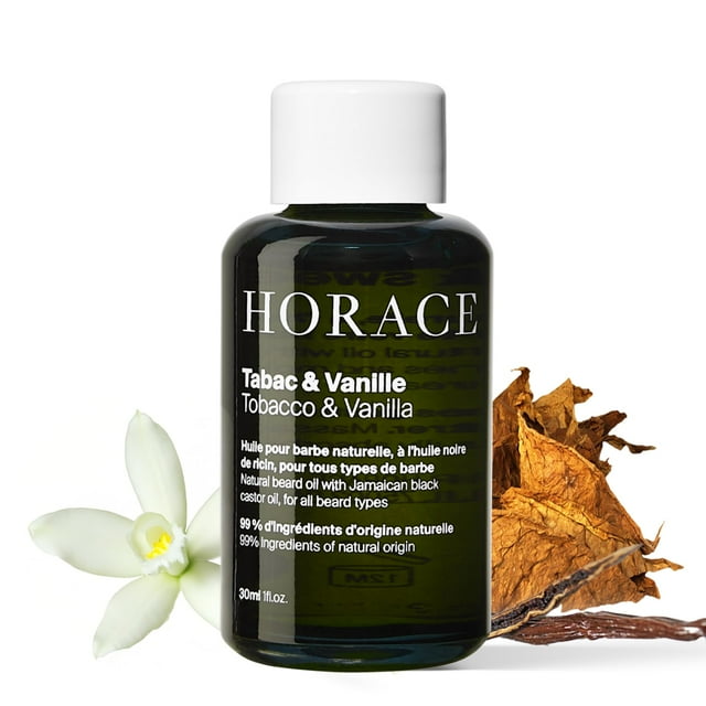 Aceite para barba HORACE Tobacco & Vanilla 30 ml para todo tipo de piel