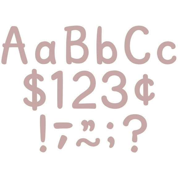 Teacher Created Resources Light Mauve 4" Modern Classic Letters Combo Pack, Pack of 257