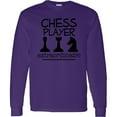 thumbnail image 3 of Inktastic Chess Player Game Long Sleeve T-Shirt, 3 of 5