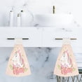 thumbnail image 6 of Hanging Towels 2 Pcs, Dish Towels White Unicorn with Mane and Horn Absorbent Hand Towels with Hanging Loop Washcloth for Bathroom Kitchen, 6 of 6