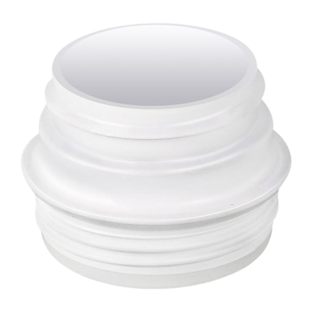 Adaptador para vaso de silicona reutilizable, fácil de limpiar y a prueba de fugas, apto para uso alimentario. blanco